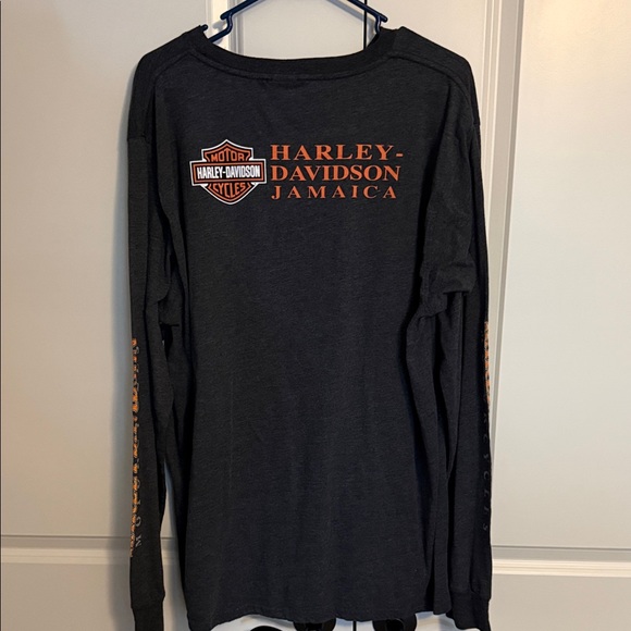 Harley-Davidson Charcoal Long Sleeve Tee - Picture 3 of 5